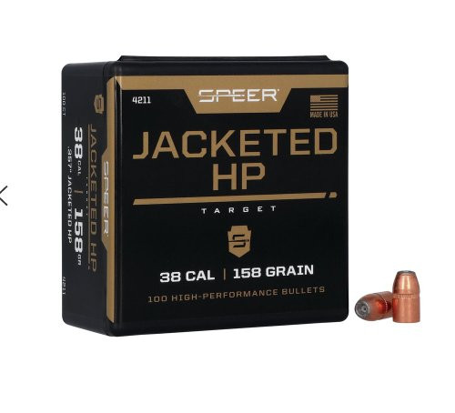 SPEER JACKED HANDGUN .357 MAG/ .357 158GR HP, VPE:100STÜCK, #4211