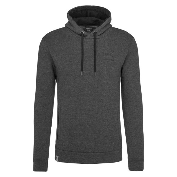 GLOCK SWEAT HOODIE "PERFECTION" CHARCOAL-GRAU SIZE: L, #31850