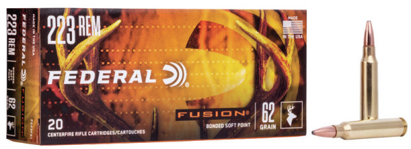 FEDERAL FUSION .223 REM 62GR, VPE: 20STÜCK, #F223FS1
