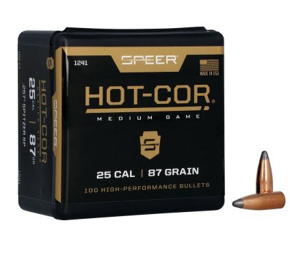 SPEER HOT COR .25/.257 87GR SP, VPE:100STÜCK, #1241