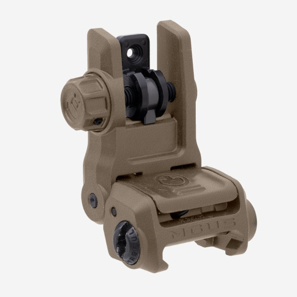 MAGPUL MBUS 3 SIGHT - REAR FLAT DARK EARTH, #MAG1167FDE