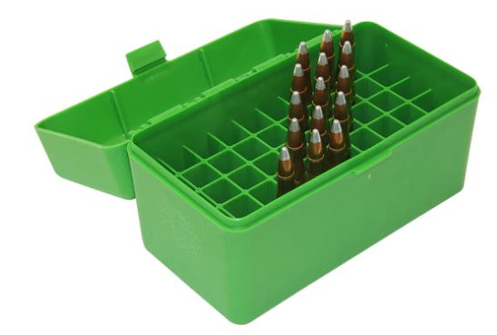MTM PATRONENBOX .223 REM, 50ER GRÜN, #RS-50-10