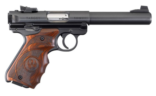 RUGER PISTOLE MARK IV TARGET .22 LR 5,5"/13,98CM BRÜNIERT, #40159