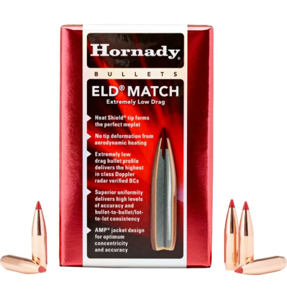 HORNADY ELD MATCH 6MM/.243 109GR, VPE: 500STÜCK, #245301
