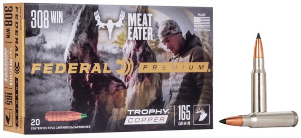 FEDERAL PREMIUM .308 WIN 165GR TROPHY COPPER, VPE: 20STÜCK, #P308TC2