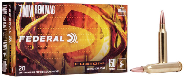 FEDERAL FUSION 7MM REM MAG 150GR SP, VPE: 20STÜCK, #F7RFS1