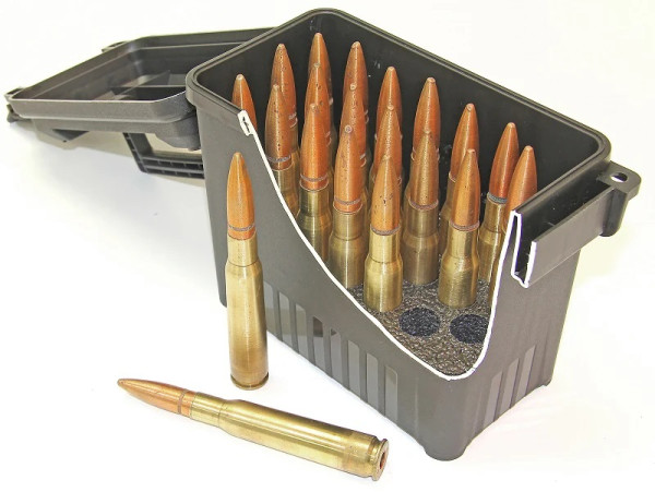 MTM AMMO BOX 20RD .50 BMG BLACK, #BMG20