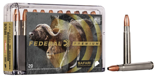 FEDERAL PREMIUM SAFARI .375 H&H MAG 300GR SWIFT A-FRAME, VPE: 20STÜCK, #P375SA