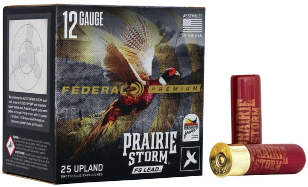FEDERAL PRAIRIE STORM SHOTSHELLS .12/76 FS LEAD, VPE:25STÜCK, #PFX129FS4