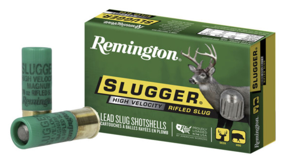 REMINGTON SLUGGER 12/70MM, 385GR HIGH VELOCITY SLUG, VPE: 5STÜCK, #28600
