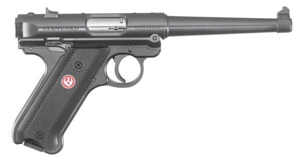 RUGER PISTOLE MARK STANDARD .22 LR 6"/15,25CM BRÜNIERT, #40105
