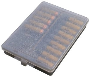 MTM PATRONENETUI M. KLAPPDECKEL 18RDS RAUCH- KLAR .44 SPEC -1,3KG, #W18-44-41