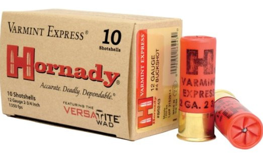 HORNADY VARMINT EXPRESS .12/70 VX #4 BUCKSHOT, VPE: 10STÜCK, #86243