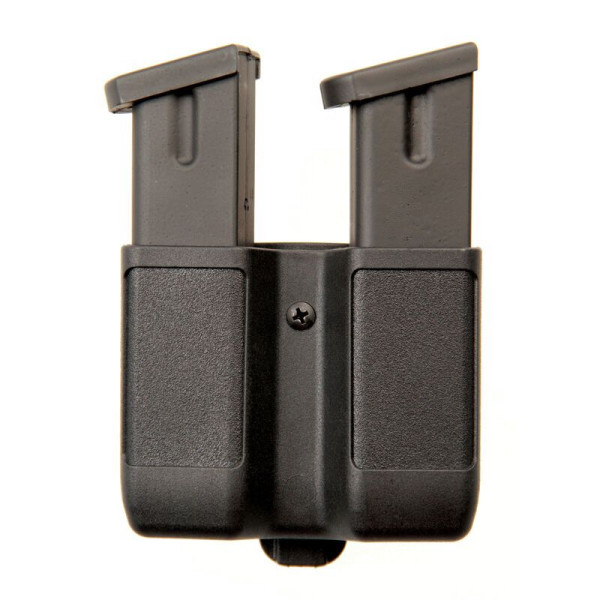 BLACKHAWK CQC HOLSTER DOUBLE STACK DOUBLE MAG CASE MATTE FINISH W/BELT LOOP&CLIPS, #410610PBK