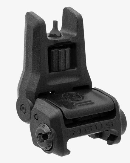 MAGPUL MBUS GEN3 BACK-UP SIGHT FRONT BLACK, #MAG1166-BLK
