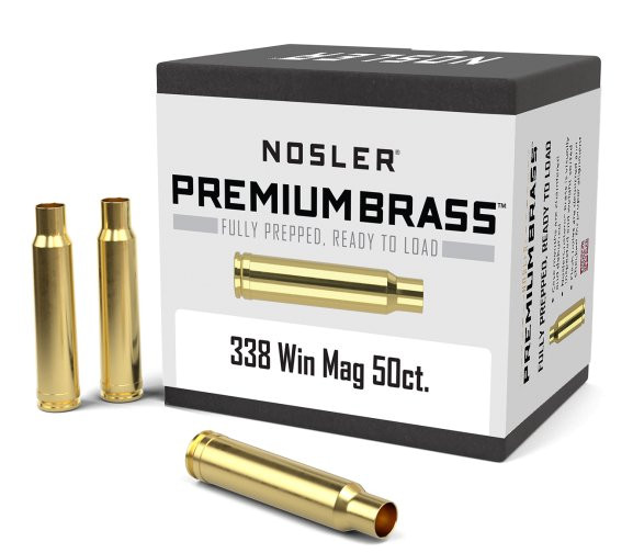 NOSLER CUSTOM HÜLSEN .338 WIN MAG, VPE:50STÜCK, #17883