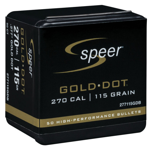 SPEER GOLD DOT .270/.277 115GR SP, VPE: 50STÜCK, #277115GDB