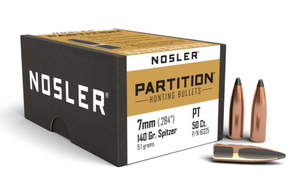 NOSLER PARTITION 7MM/.284 140GR SP, VPE:50STÜCK, #16325