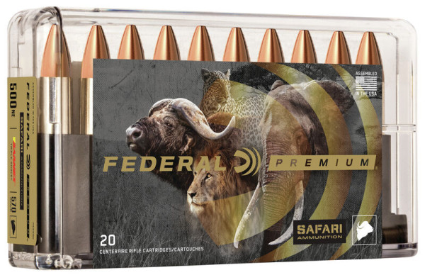 FEDERAL PREMIUM .500NE 570GR TSX, VPE: 20STÜCK, #P500NC