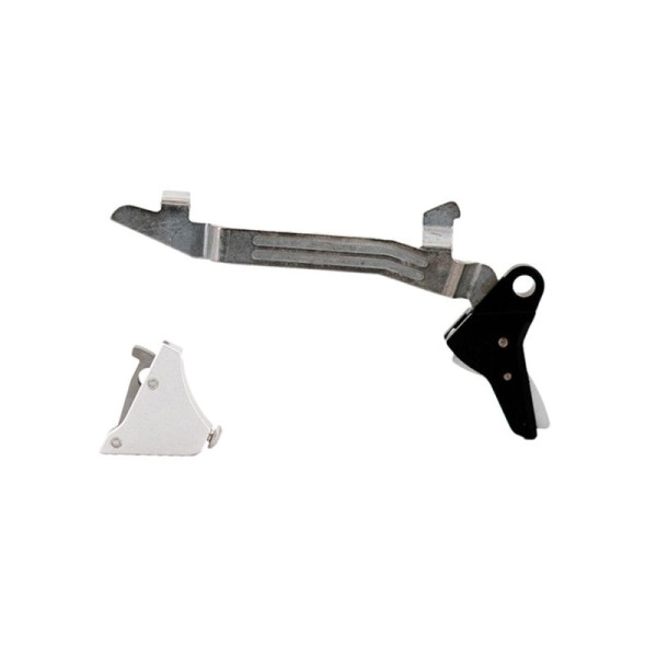 TIMNEY ABZUG FÜR ALPHA GLOCK GEN5, ABZG-GEW. CA. 1360GR, GERADER ABZUG - SILBER, #ALPHAGLOCK5SILVER