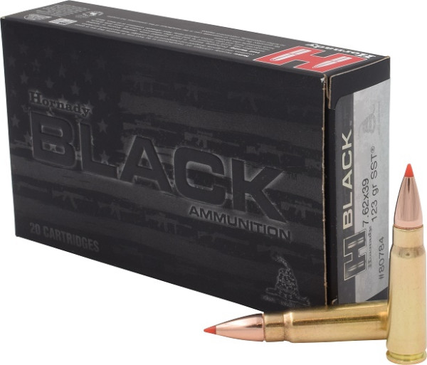 HORNADY BLACK 7,62x39 123GR SST BLACK, VPE: 20STÜCK #80784