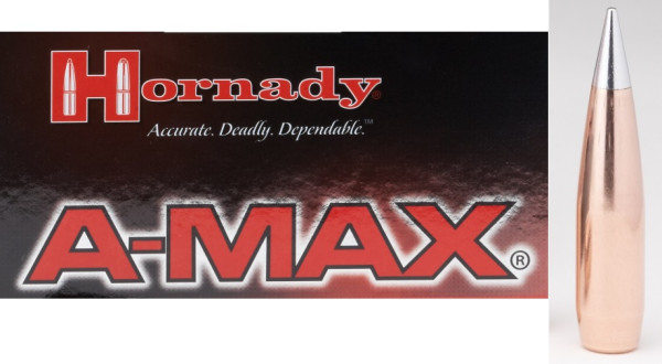HORNADY A-MAX, .50 BMG /.510, 750GR, MATCH BT, VPE: 1STÜCK, #5165