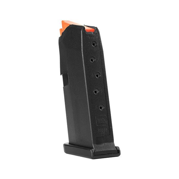 GLOCK MAGAZIN G43 6RD 9MM LUGER SCHWARZ/ORANGE, #70017