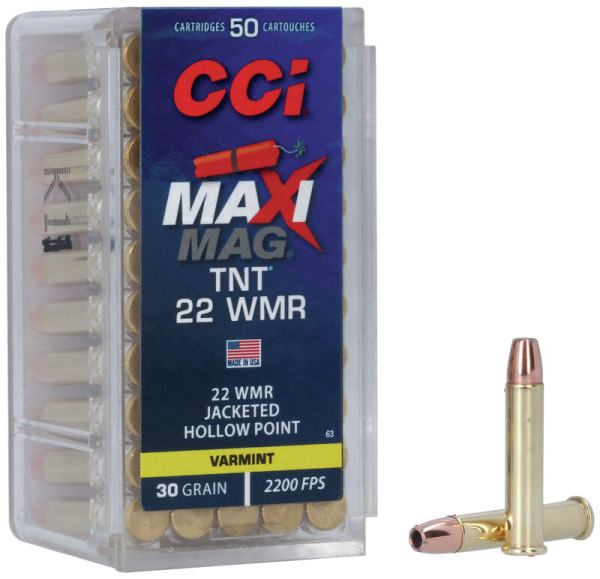 CCI TNT .22WMR, 30GR HP, VPE: 50STÜCK, #0063