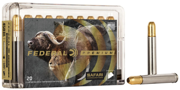 FEDERAL PREMIUM .458 WIN MAG 500GR TROPHY BONDED SLEDGEHAMMER SOLID, VPE: 20STÜCK, #P458T3