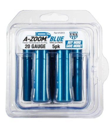A-ZOOM EXERZIER-/PUFFER- PATRONEN -BLUE- KAL .20 SHOTSHELL, VPE:5, #12313