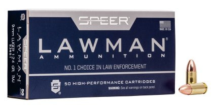 SPEER LAWMAN 9MM LUGER 124GR TMJ, VPE: 50STÜCK, #53651