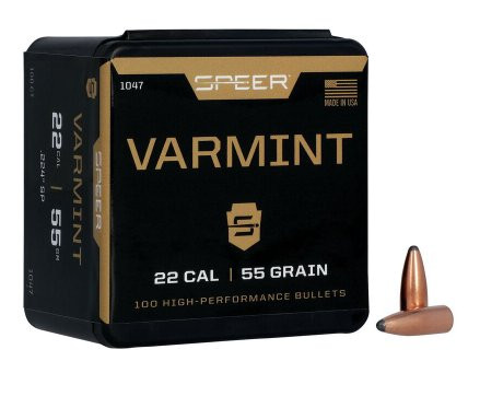 SPEER VARMINT .22/.224 55GR SP, VPE: 100STÜCK, #1047