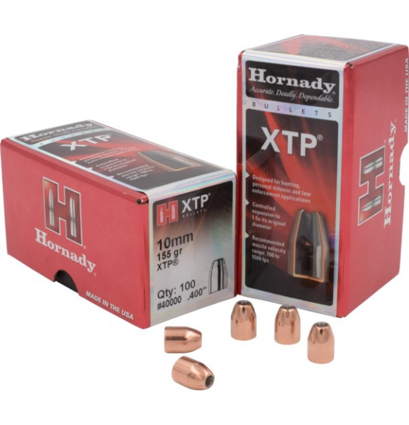 HORNADY XTP 10MM/.40 155GR HP, VPE: 100STÜCK, #40000