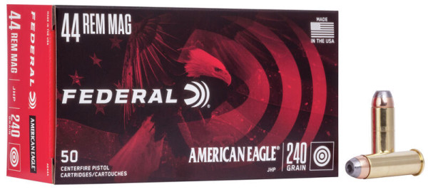 FEDERAL AMERICAN EAGLE .44 MAG 240GR JHP, VPE: 50STÜCK, #AE44A
