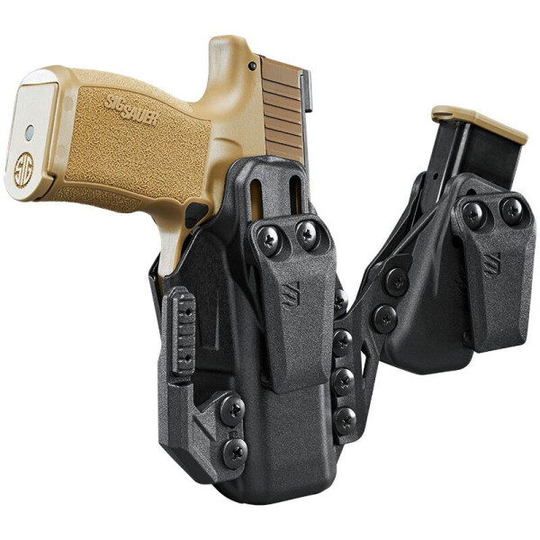 BLACKHAWK STACHE IWB HOLSTER PREMIUM KIT BLACK GLOCK43/43X/HELLCAT/TAURUS GX4, #416168BK