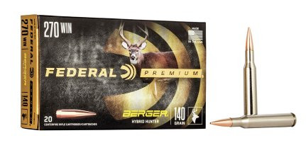 FEDERAL BERGER HYBRID HUNTER .270 WIN 140GR, VPE: 20STÜCK, #P270BCH1