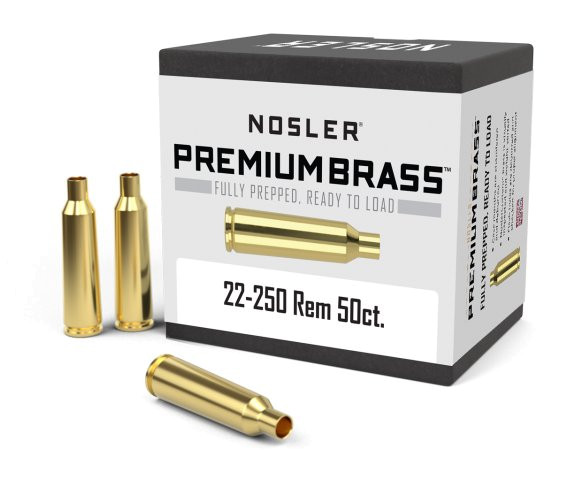 NOSLER CUSTOM HÜLSEN .22-250 REMINGTON, VPE:50STÜCK, #10065