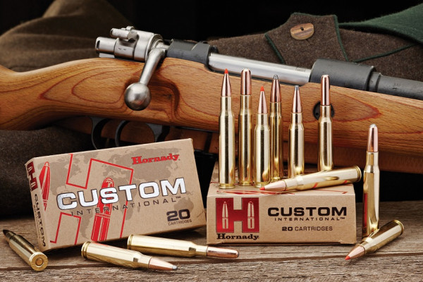 HORNADY #8107 CUSTOM RIFLE .308WIN 220GR RN INTERLOCK, VPE: 20STÜCK