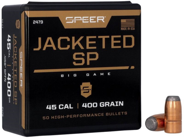 SPEER JACKED SP .45/.458 400GR FN, VPE:50STÜCK, #2479