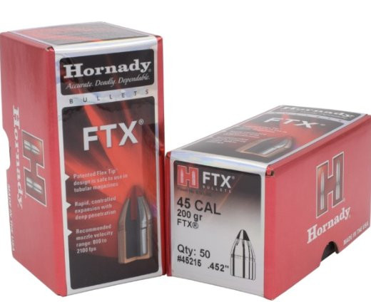 HORNADY .45/.452 200GR FTX, VPE: 50STÜCK, #45215
