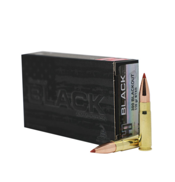 HORNADY BLACK AMMO .300 BLACKOUT 110GR NTX BLACK, VPE: 20STÜCK, #80862