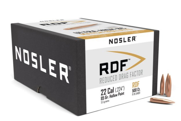 NOSLER RDF .22/.224 85GR HPBT, VPE:500STÜCK, #54601