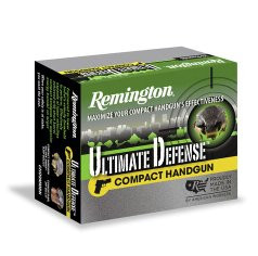 REMINGTON ULTIMATE DEFENSE COMPACT 9MM LUGER 124GR BJHP, VPE:20STÜCK, #28963