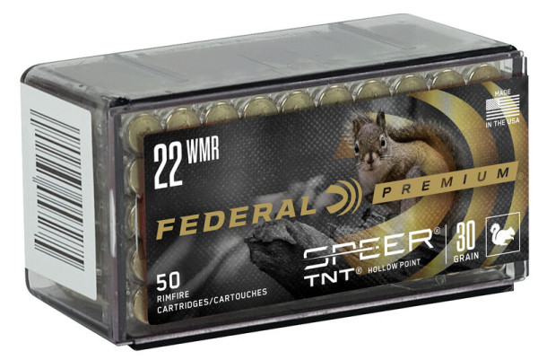 FEDERAL PREMIUM .22WMR, 30GR SPEER TNT HP, VPE: 50STÜCK, #P765
