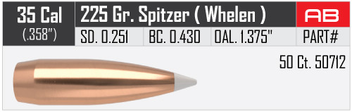 NOSLER ACCUBOND .35/.358 225GR VPE: 50STÜCK #50712