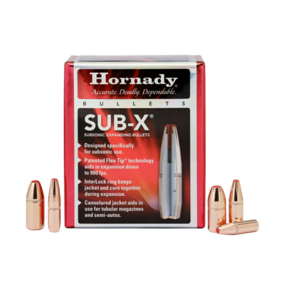 HORNADY SUB-X .338/.338 307GR (.338 ARC), VPE: 100STÜCK, #33394