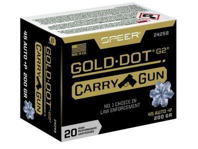 SPEER GOLD DOT CARRY GUN HP .45 AUTO+P 200GR, VPE: 20STÜCK, #24258