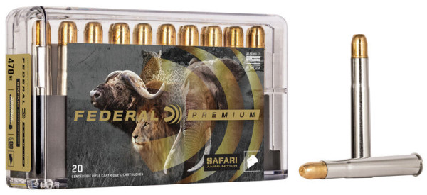 FEDERAL PREMIUM .470 NE 500GR TROPHY BONDED SLEDGEHAMMER SOLID, VPE: 20STÜCK, #P470T2
