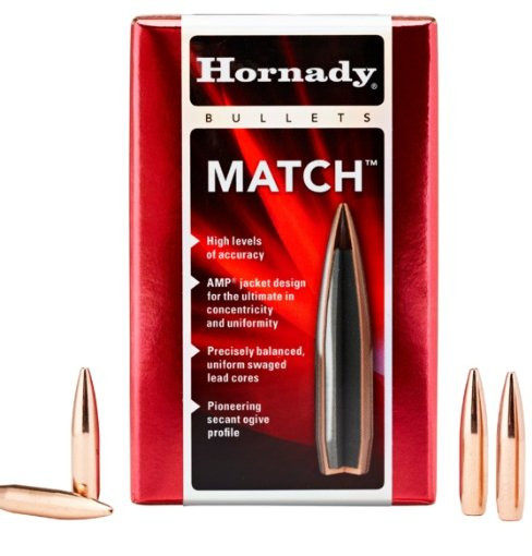 HORNADY MATCH BULLETS 6MM/.243 105GR BTHP, VPE: 500STÜCK, #24585