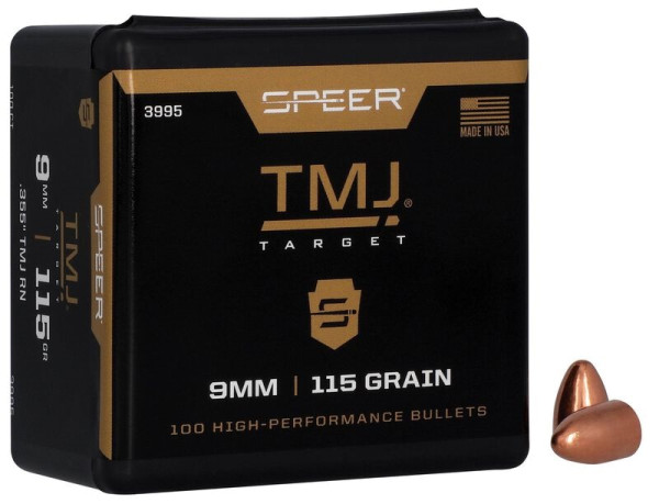 SPEER 9MM/.355 115GR TMJ, VPE:100STÜCK, #3995